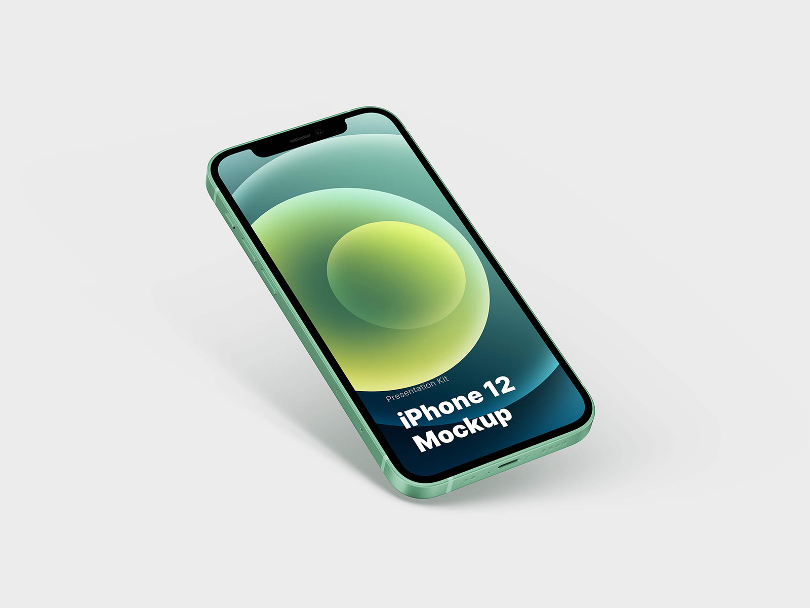 Free iPhone 12 PSD Mockup