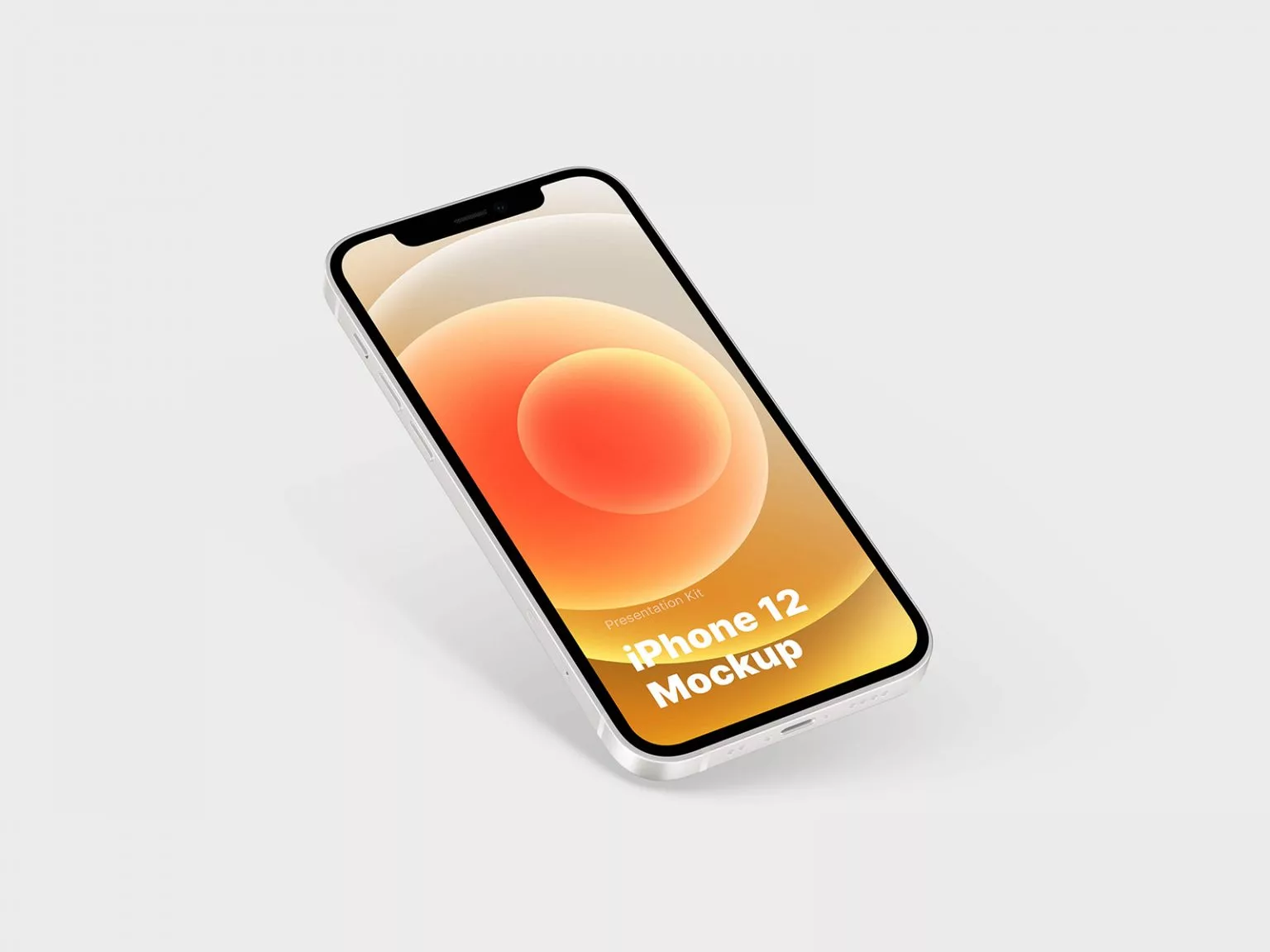 Free iPhone 12 PSD Mockup 04 Free Mockup