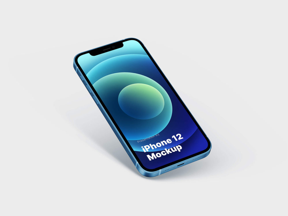 Download Free iPhone 12 PSD Mockup 05 | Free Mockup