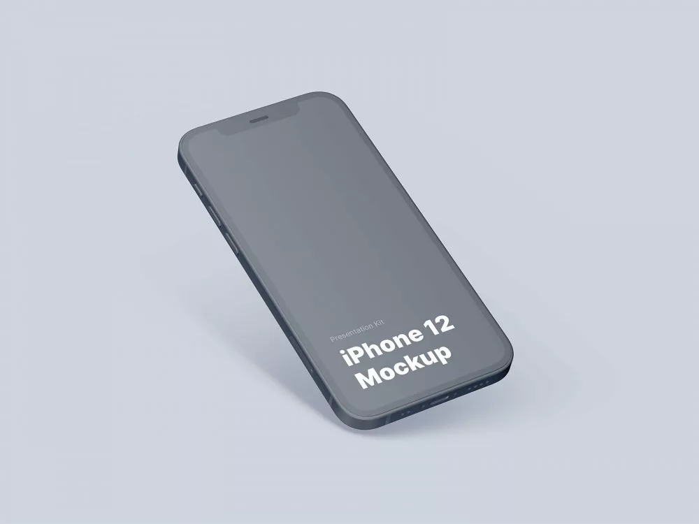 Free iPhone 12 PSD Mockup