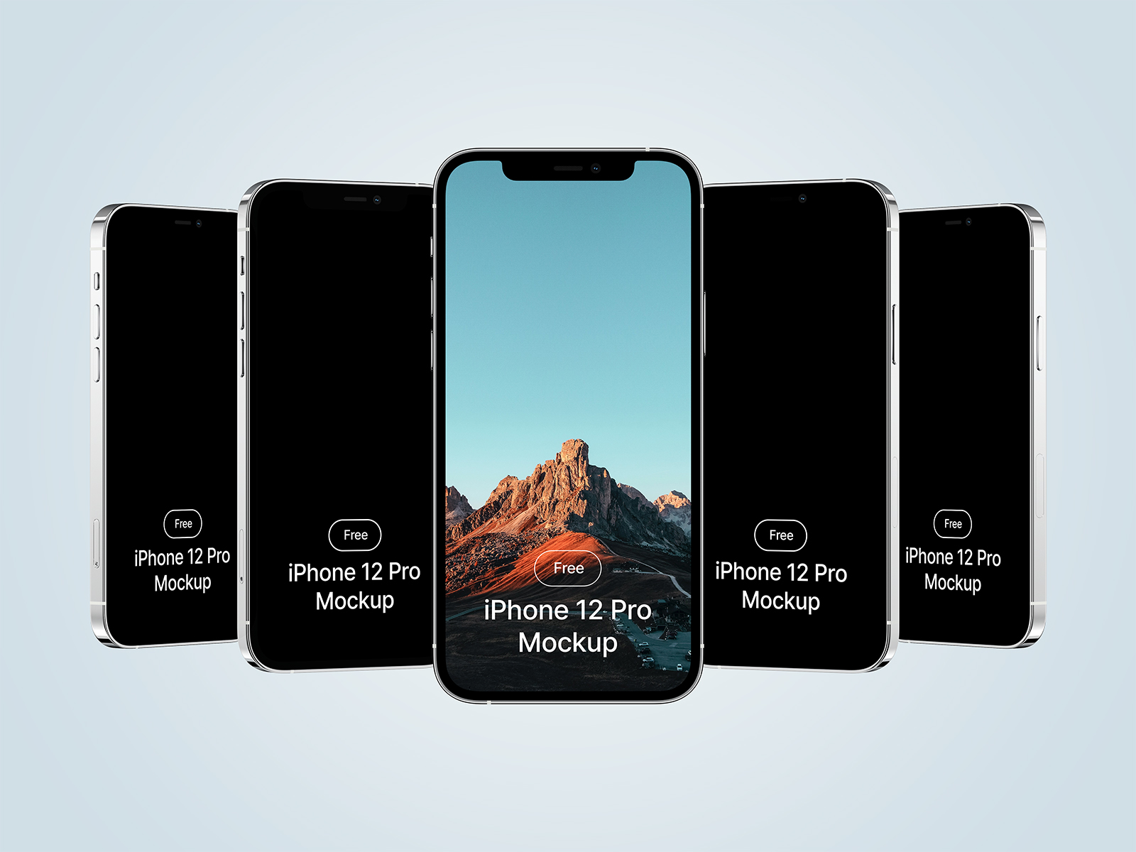 Download Free iPhone 12 Pro Mockup | Free Mockup