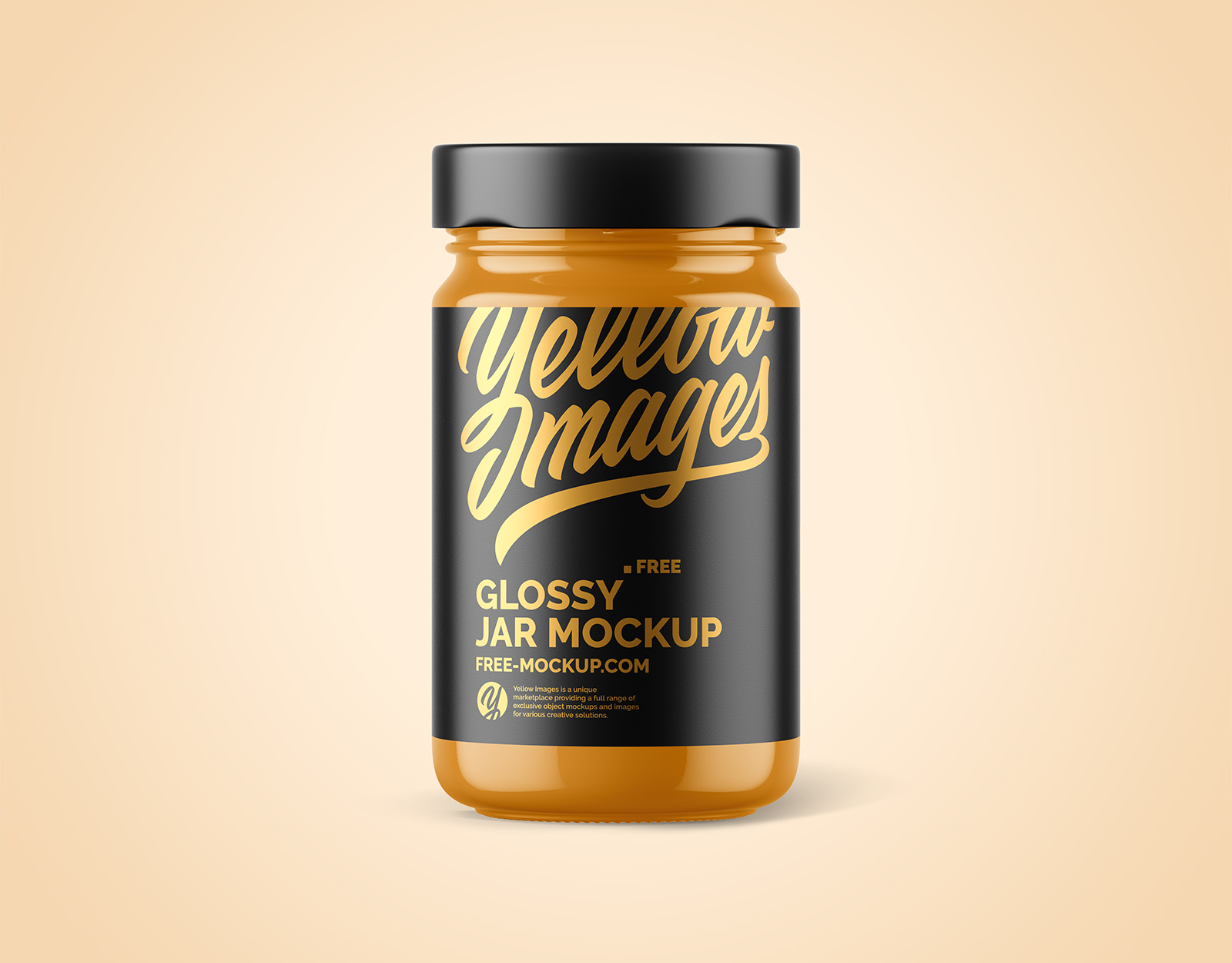 Download Glossy Jar Package Free Mockup Free Mockup