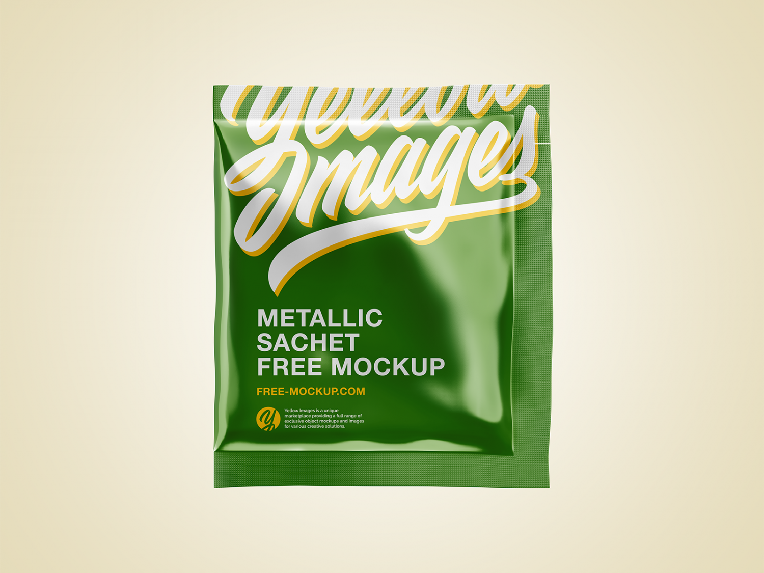 Metallic Sachet Free Mockup | Free Mockup