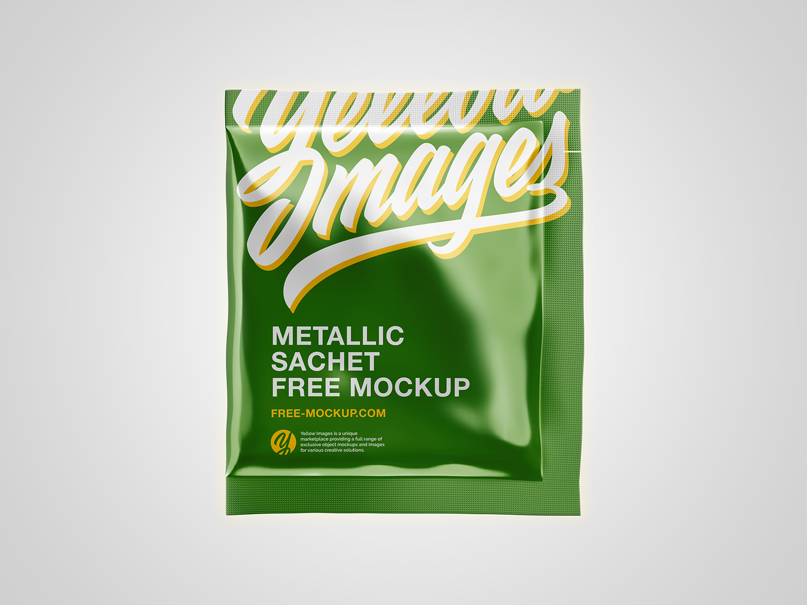 Download Metallic Sachet Free Mockup | Free Mockup