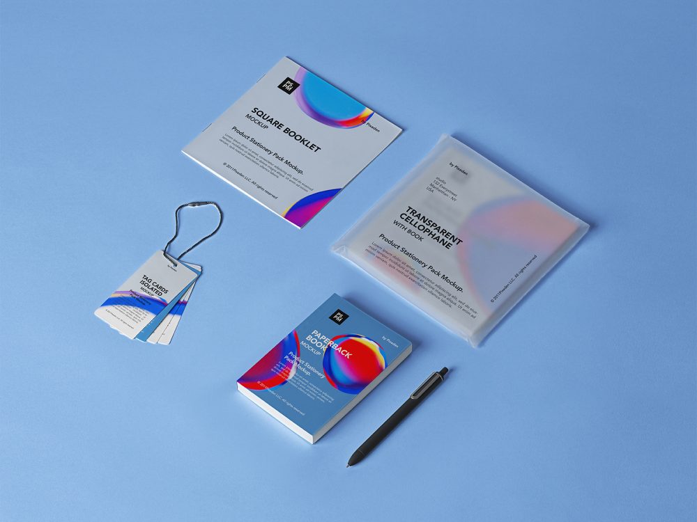 Product Stationery Free Mockup Set