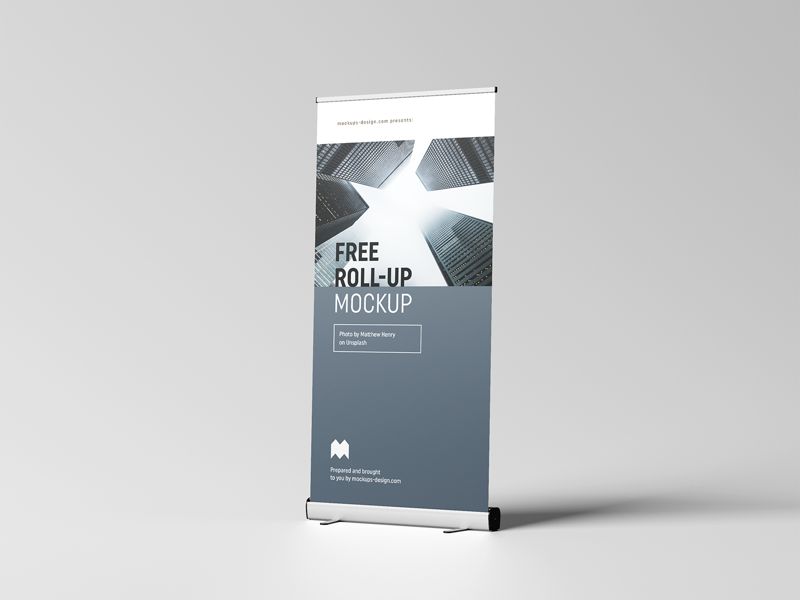 Download Free Roll Up Psd Mockup Free Mockup