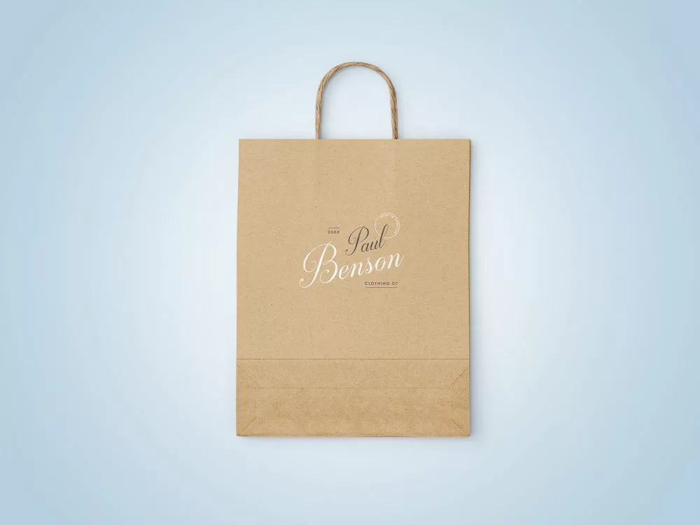 Paper Bag Mockup Set