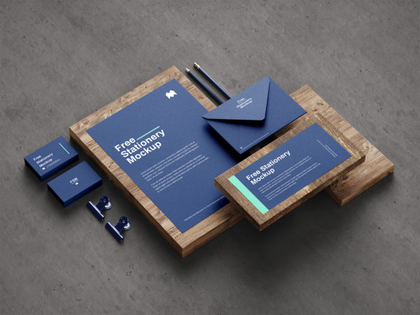 Stationery Free Mockup