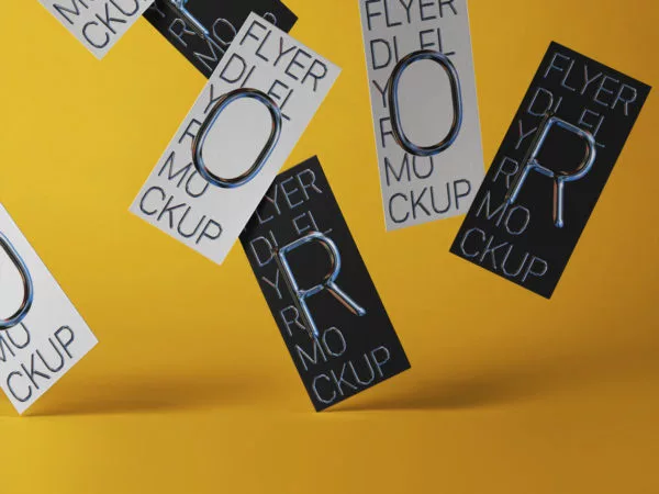 Flying DL Flyer Mockup