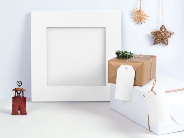 Free Christmas Frame Mockup