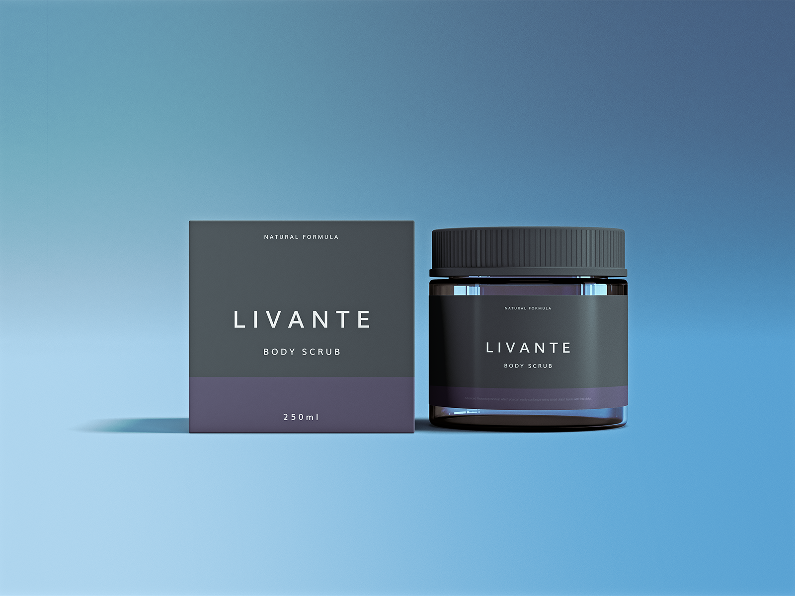Download Jar with Box Packaging Free Mockup | Free Mockup