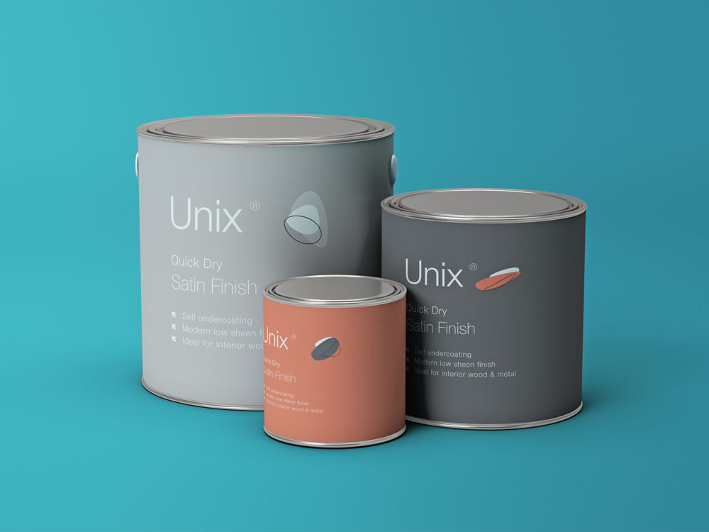 Metal Paint Buckets Free Mockups