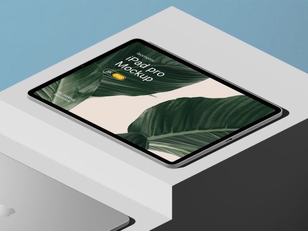 iPad Pro Free Mockup Scene