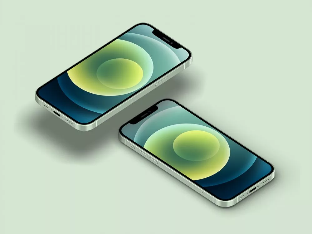 iPhone 12 Free Mockup Set