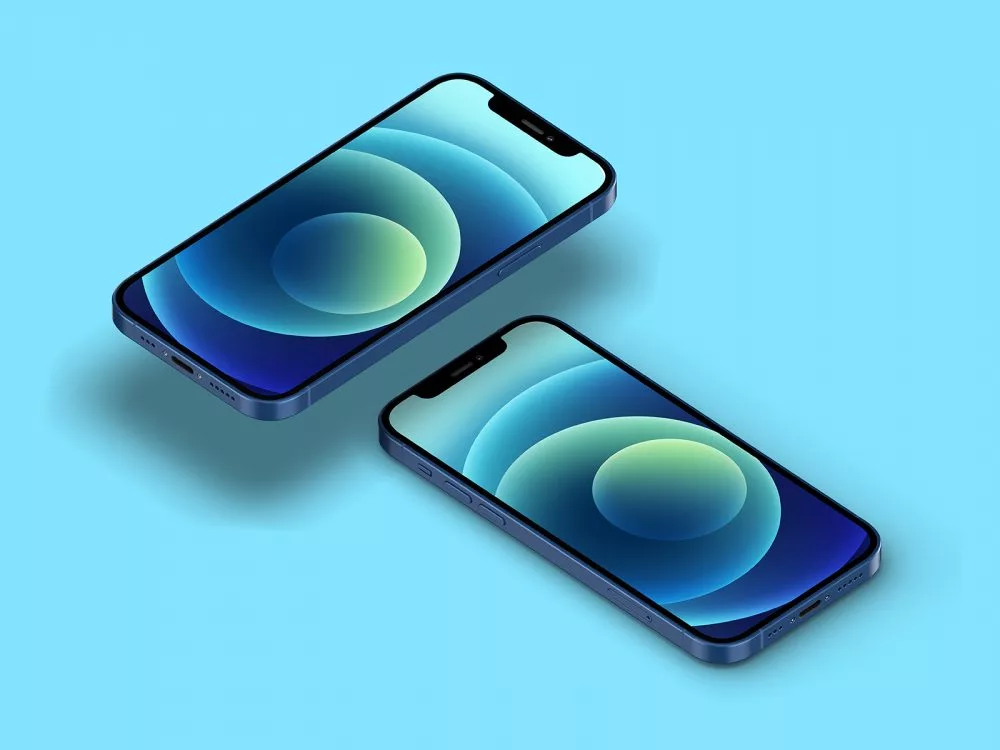 iPhone 12 Free Mockup Set