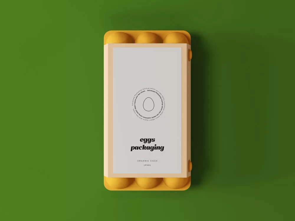 Egg Packaging Free Mockup