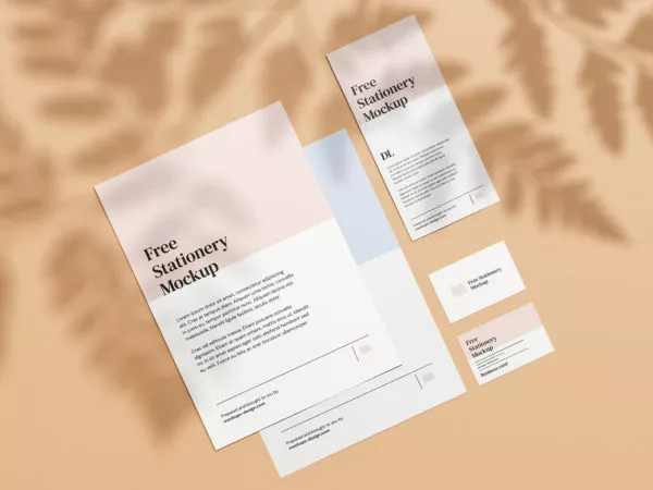 Simple Stationery Mockup Set