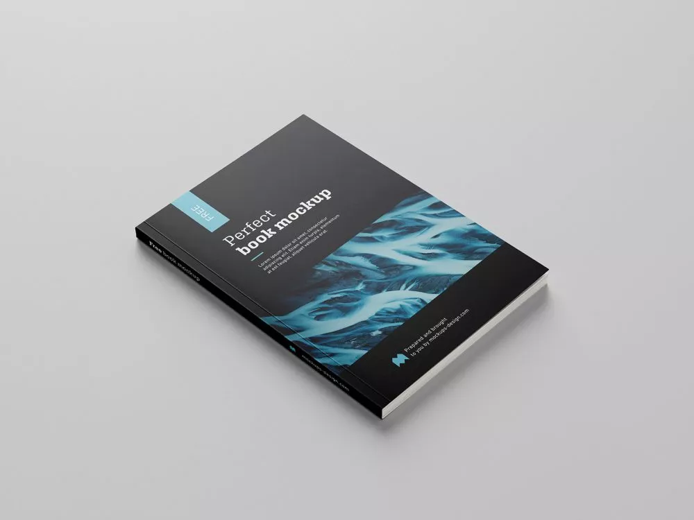 Free Softcover Book Mockup Set