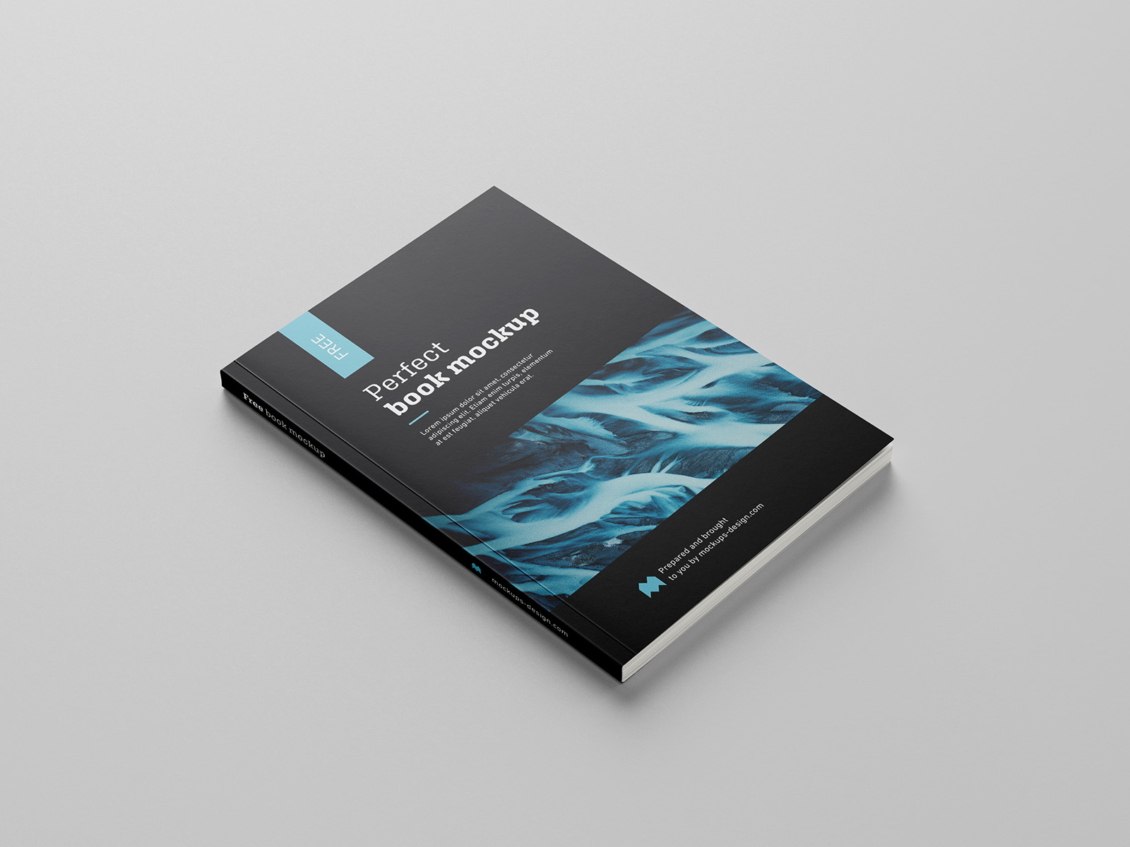 Free Softcover Book Mockup Set