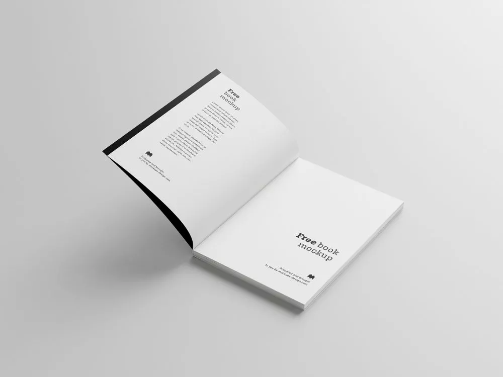 Free Softcover Book Mockup Set