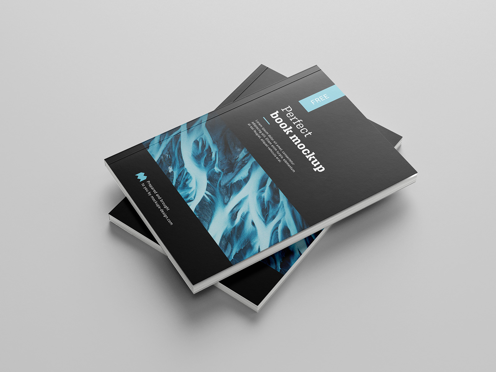 Free Softcover Book Mockup Set