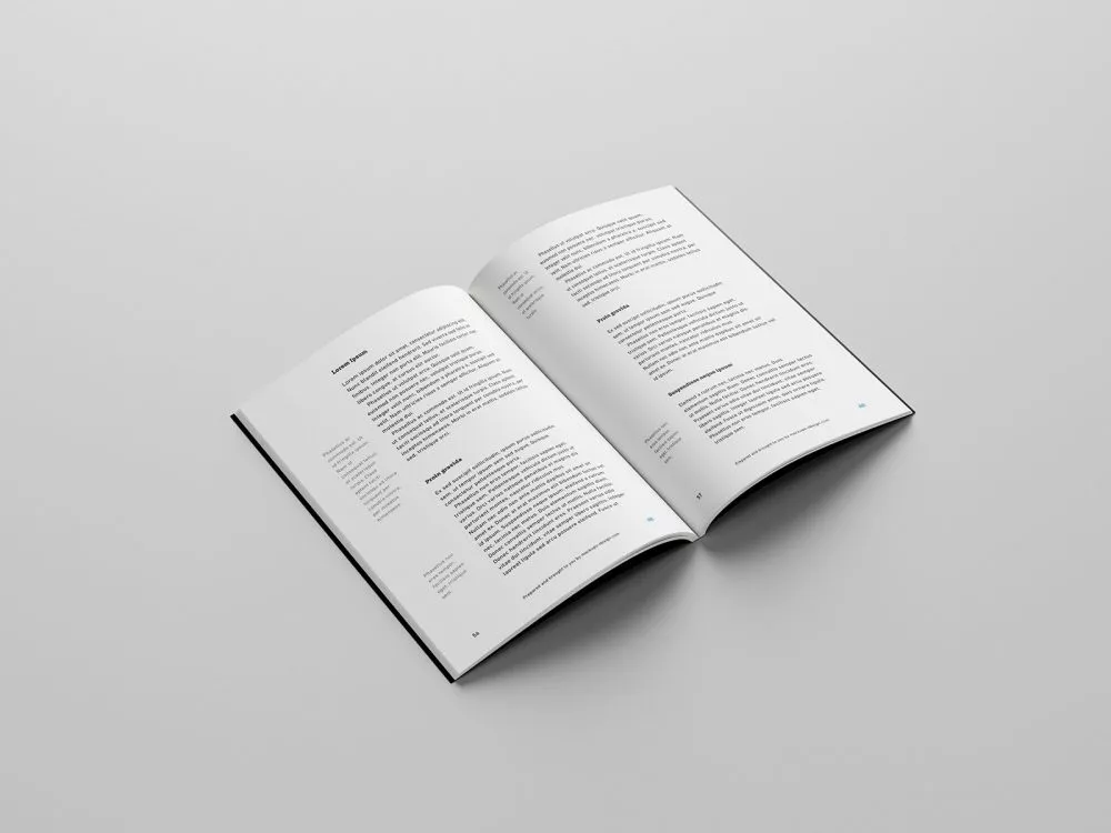 Free Softcover Book Mockup Set