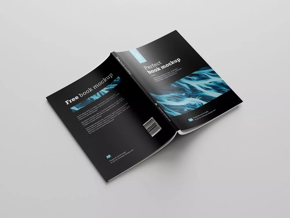 Free Softcover Book Mockup Set
