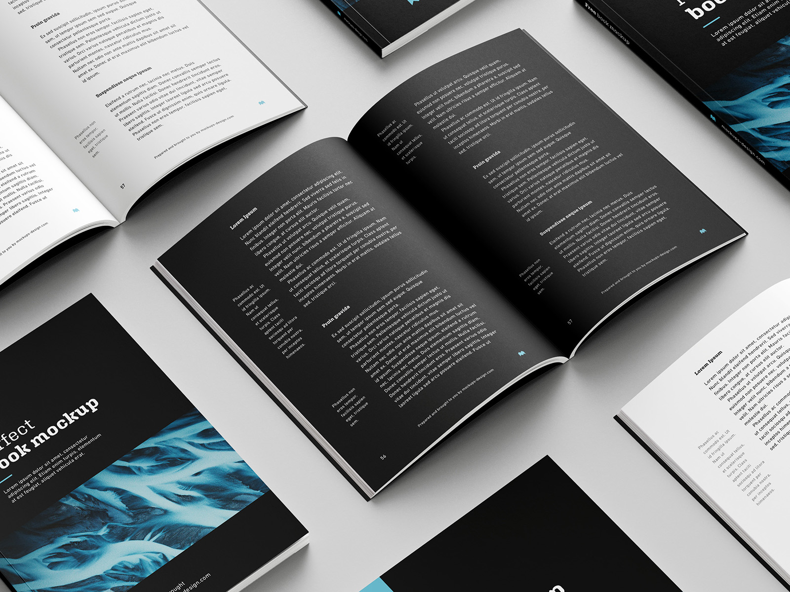 Download Free Softcover Book Mockup Set Free Mockup