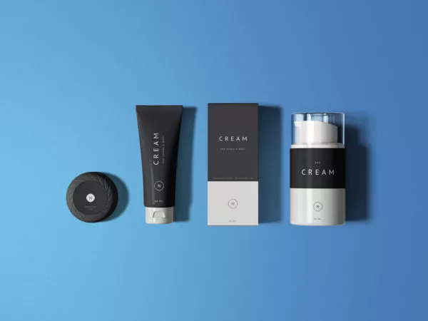 Essential Cosmetics Packaging Mockup