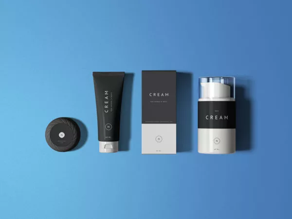 Essential Cosmetics Packaging Mockup