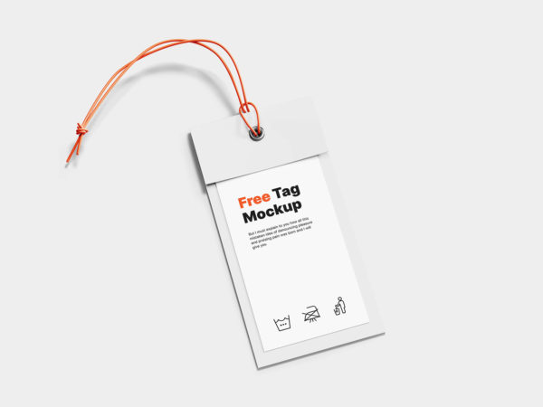 Label Tag Free Mockup