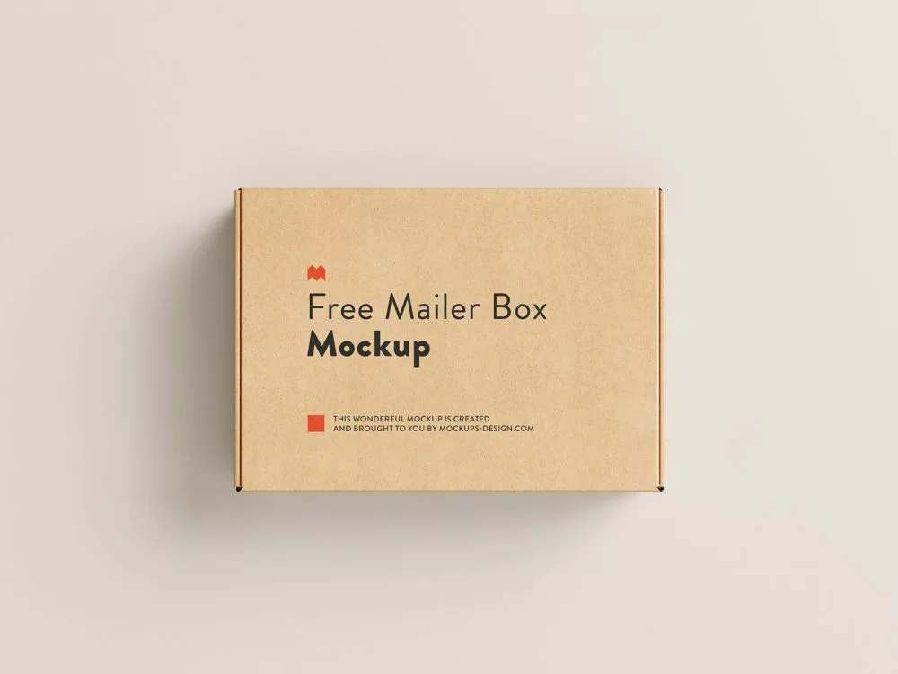Mailer Box Free Mockup Set