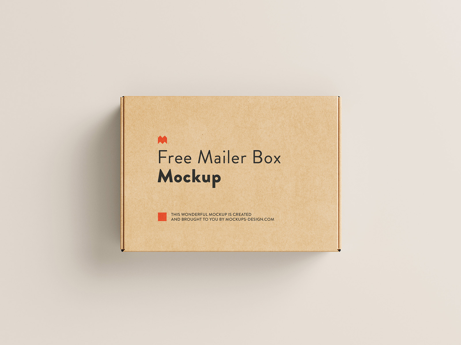 Mailer Box Free Mockup Set