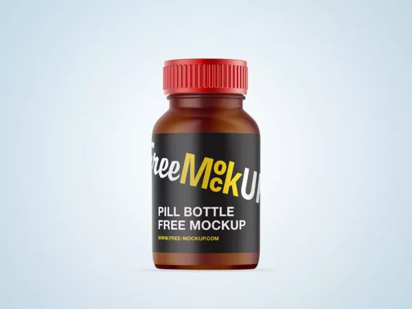 Pill Bottle Mockup