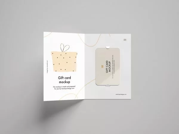 Download Gift Card Presentation Free Mockup | Free Mockup