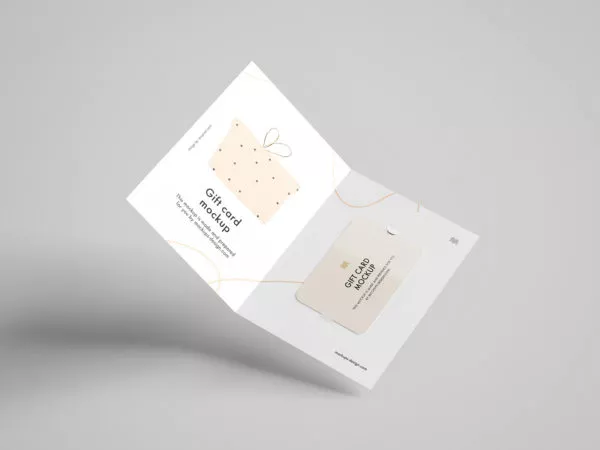 Gift Card Presentation Mockup