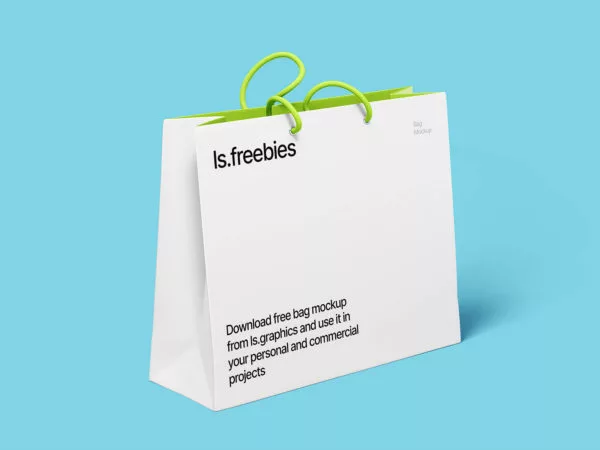 Paper Bag Packaging Mockup