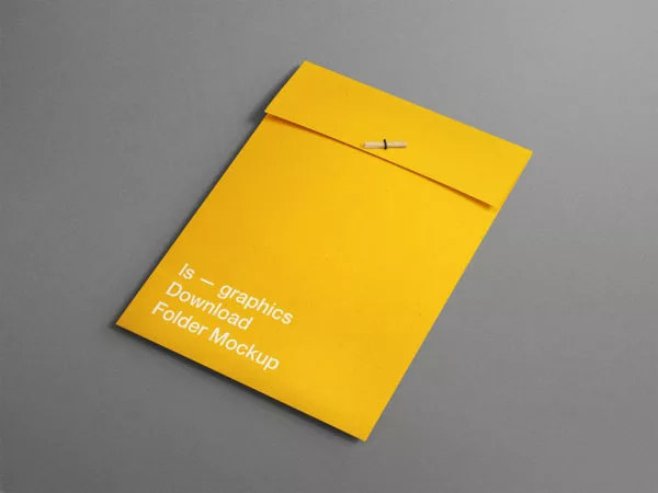 A4 Folder Free Mockup