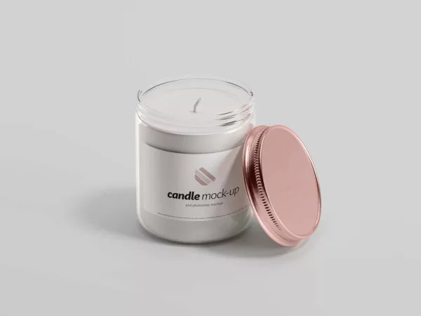 Branded Candle Mockup