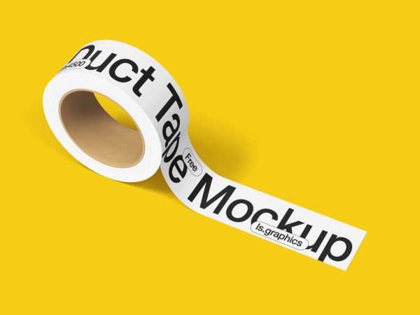 Duct Tape Free Mockup PSD