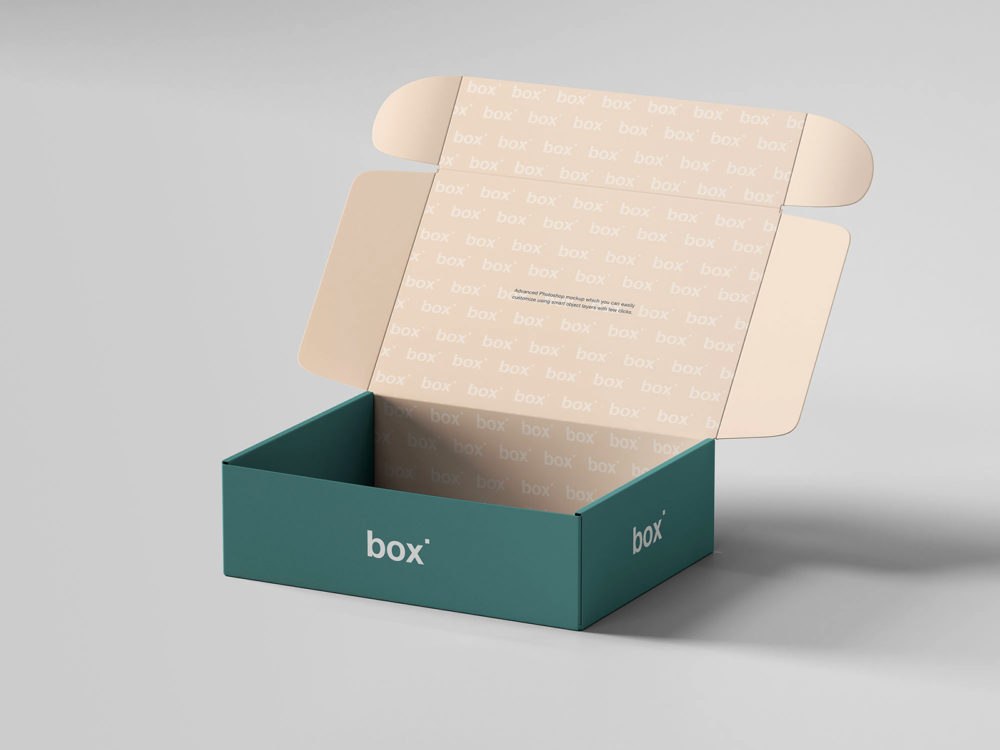 Pinch Lock Box Free Mockup