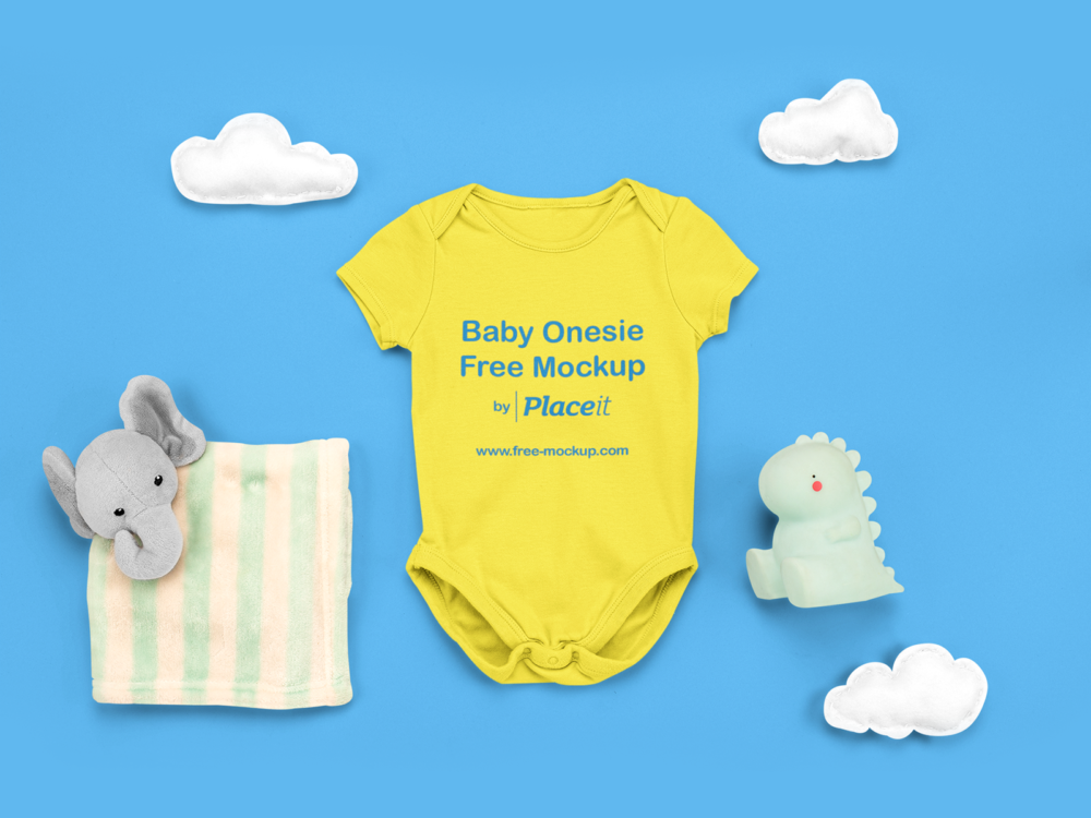 Baby Onesie Placeit Free Online Mockup