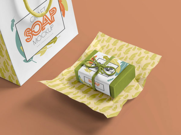 Craft Soap Bar Free Mockup