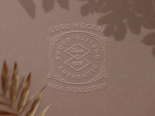 Embossed Logo Mockup