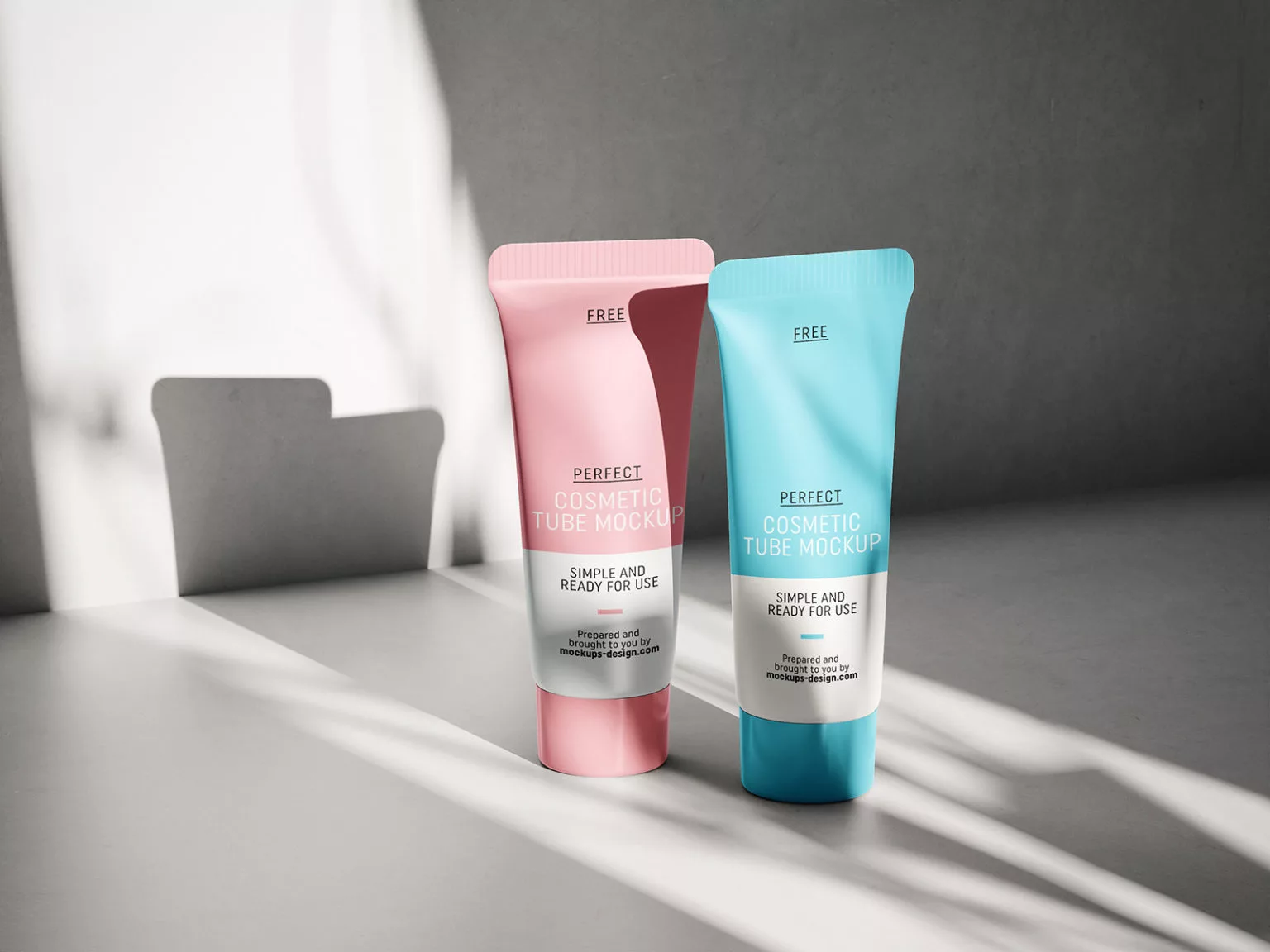 Free Cosmetic Tube Mockup Set Free Mockup