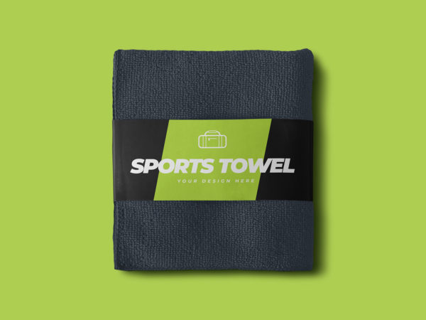 Sports Towel Free Mockup