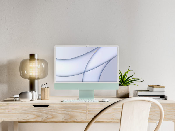 iMac Free PSD Mockup