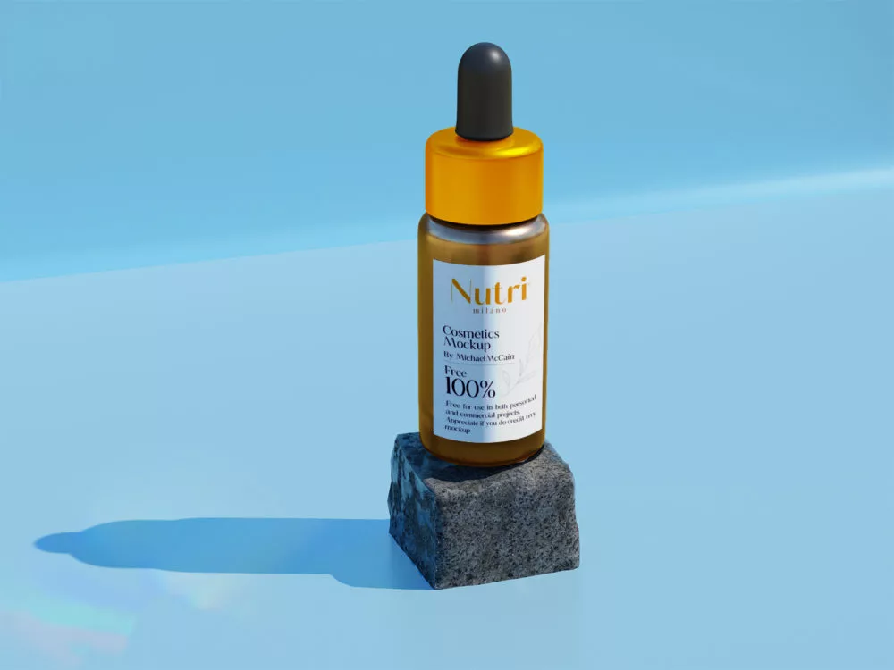 Dropper Bottle Free Mockup
