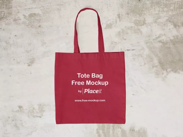 Empty Tote Bag Placeit Free Mockup