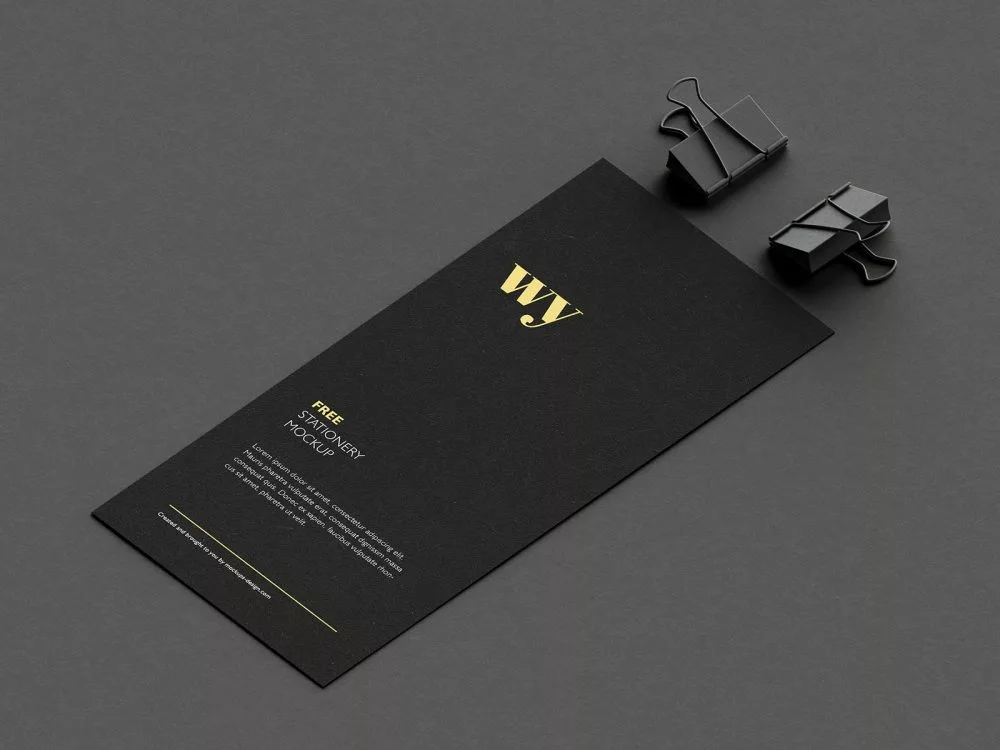 Free Branding Stationery Mockup
